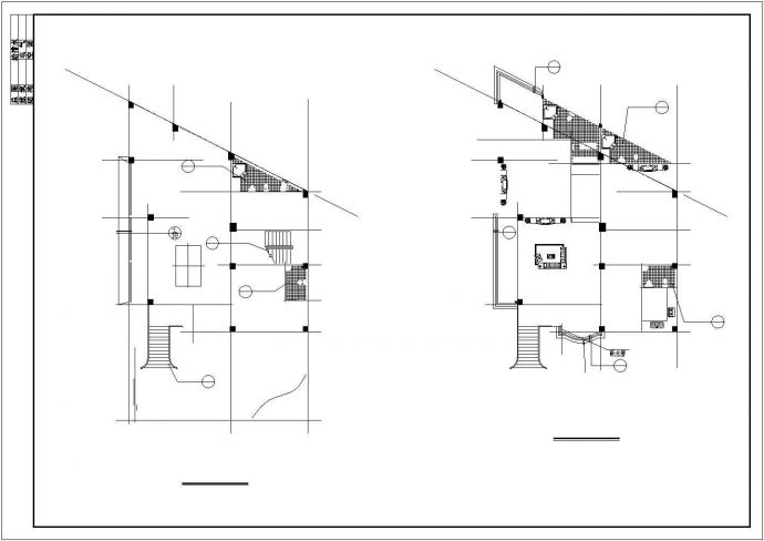某砖混结构三层乡村小别墅设计cad全套建施图（甲级院设计）_图1