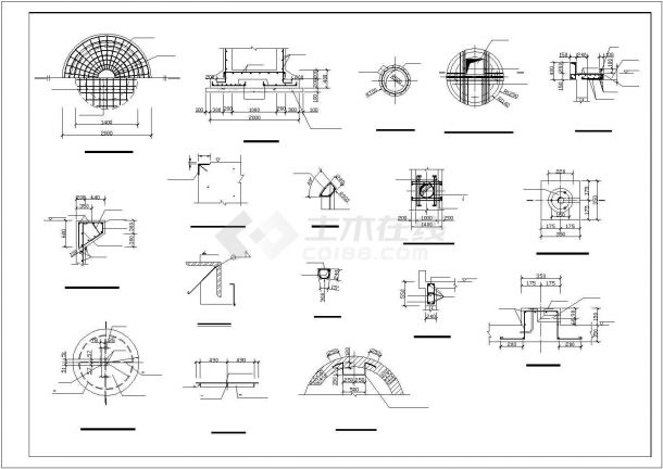 【精选】水利工程水位测井设计CAD图纸-图二