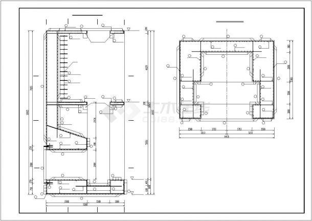 【精选】水利工程尾水设施配筋设计CAD图纸-图二