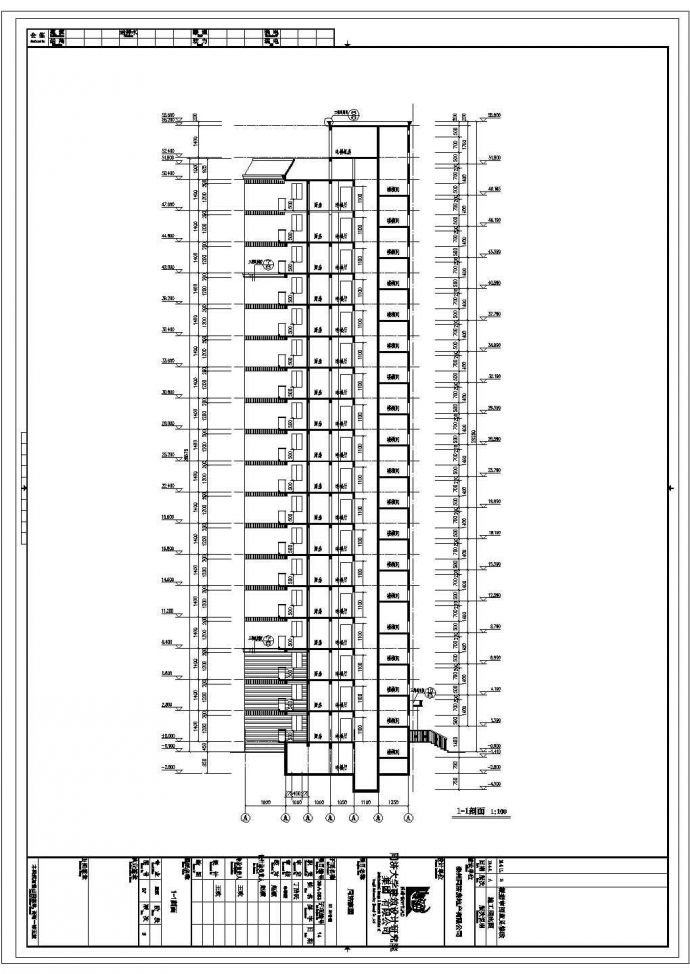 某现代高档住宅区二十八层框剪结构住宅楼设计cad全套建筑施工图（含结构设计，含给排水设计，含电气设计）_图1