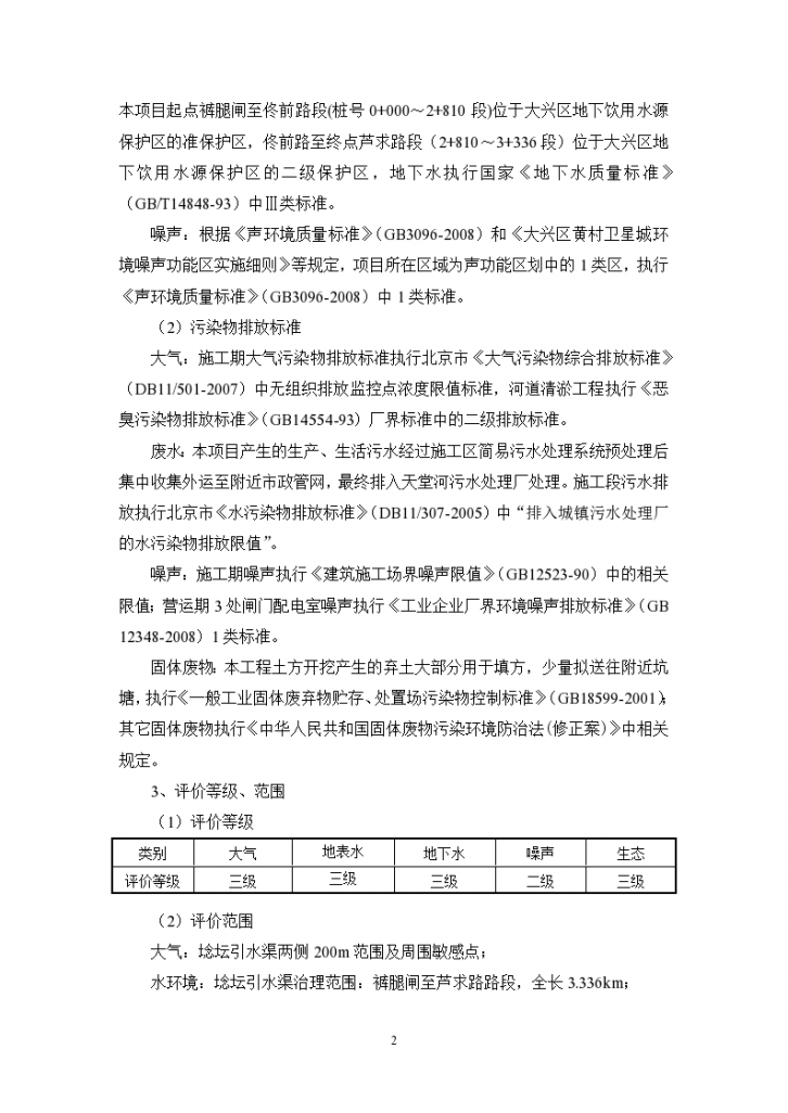 引水渠治理工程环境影响报告书（8页）-图二