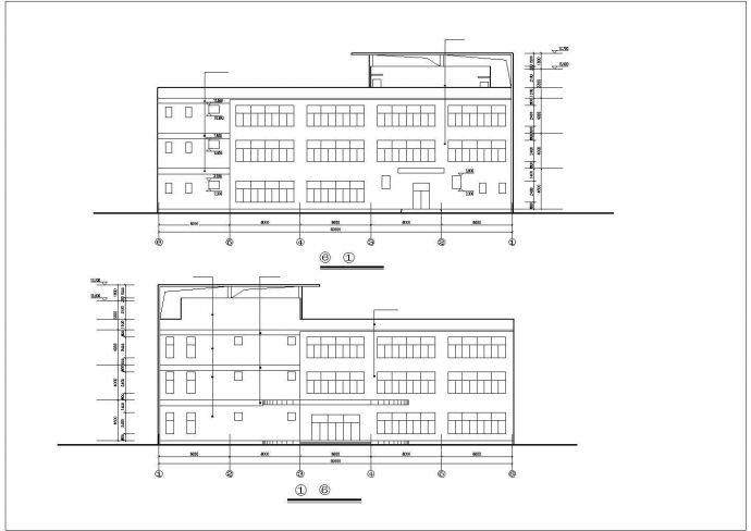 某工厂食堂建筑设计施工图纸_图1
