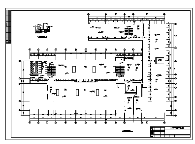 教学楼设计_某三层框架结构小学教学楼全套施工cad图（含计算书、施组、部分建筑、结构图_-图一
