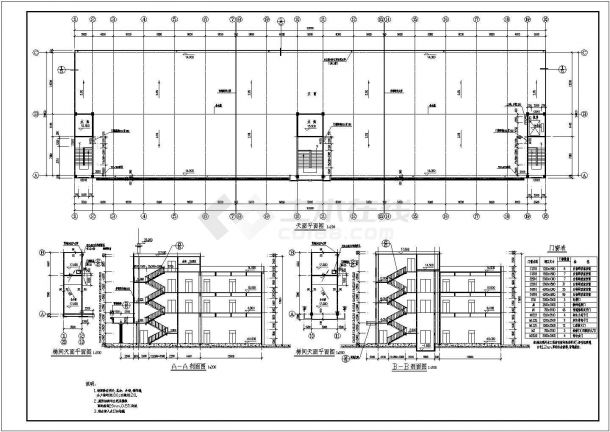 厂房设计_某地区厂房建筑详细设计方案施工CAD图纸-图一