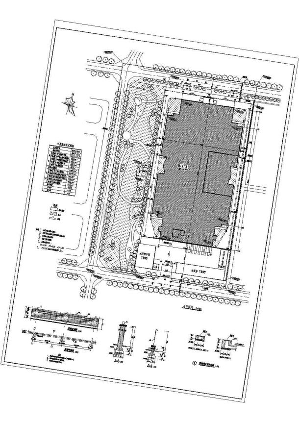 厂房设计_某地区电子厂房建筑详细设计方案施工CAD图纸-图二