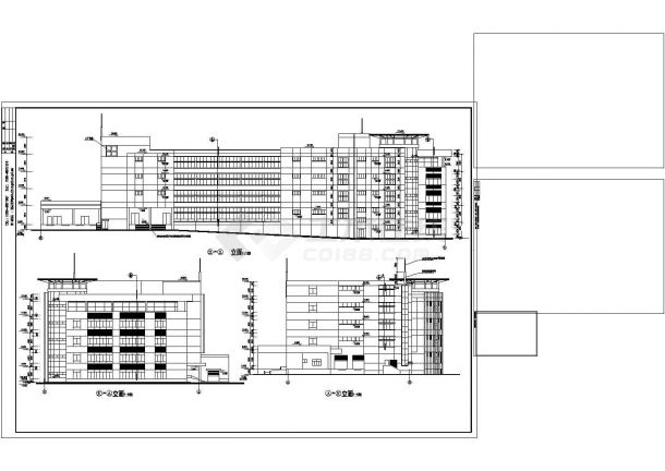 某地区嘉士达制衣厂建筑详细设计方案施工CAD图纸-图二