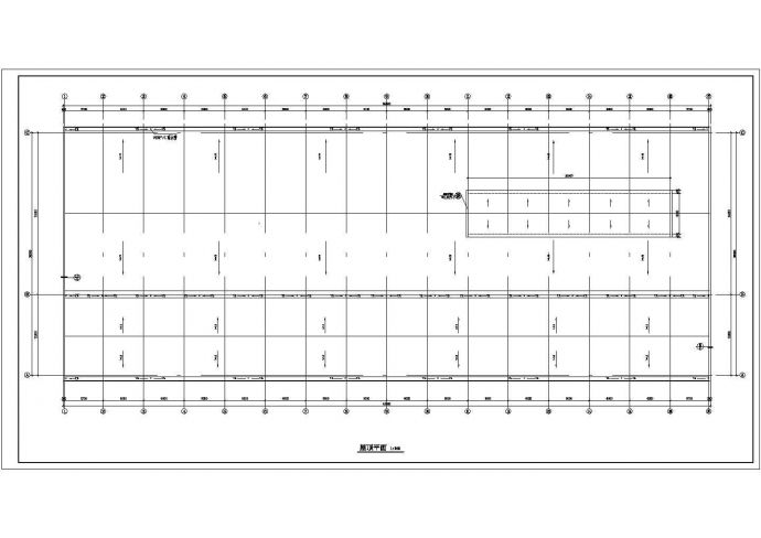厂房设计_某地区连跨厂房建筑详细设计方案施工CAD图纸_图1