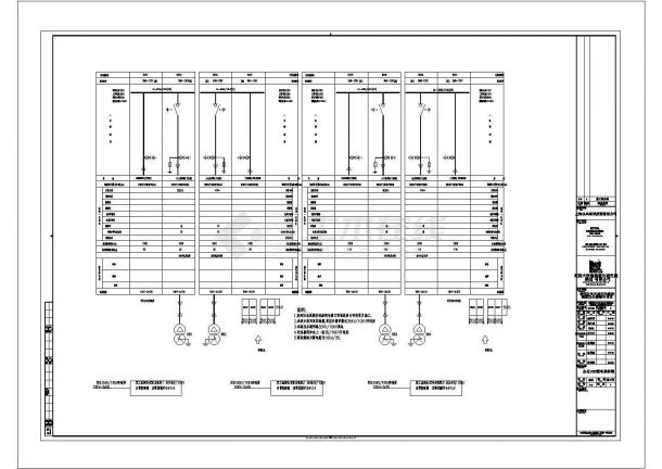 某高层剪力墙结构商业楼配电设计cad全套电气施工图（含设计说明，含弱电设计，含暖通设计）-图一