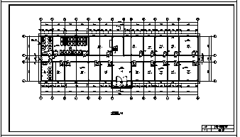 某工业园区三层框架结构办公楼建筑施工cad图(含计算书，毕业设计，结构图)-图二