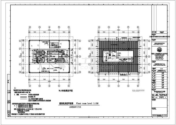 某地上24层框架剪力墙结构国际设计中心大楼设计cad全套建筑施工图（含设计说明，含结构设计，含给排水）-图一