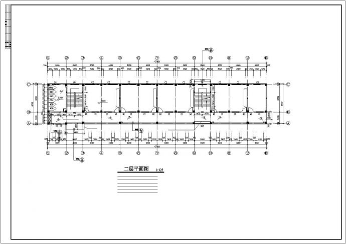 四层教学楼建筑施工图纸（共5套图纸）_图1