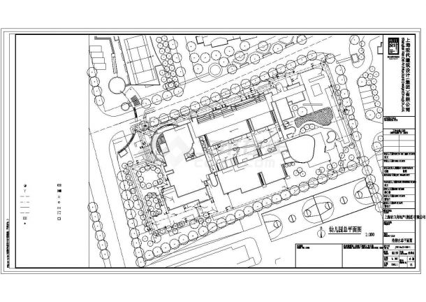 合肥市某大型幼儿园内部给排水系统设计CAD图纸-图一