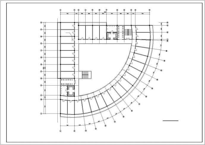 成都某职业技术学院学生公寓建筑设计CAD图纸_图1