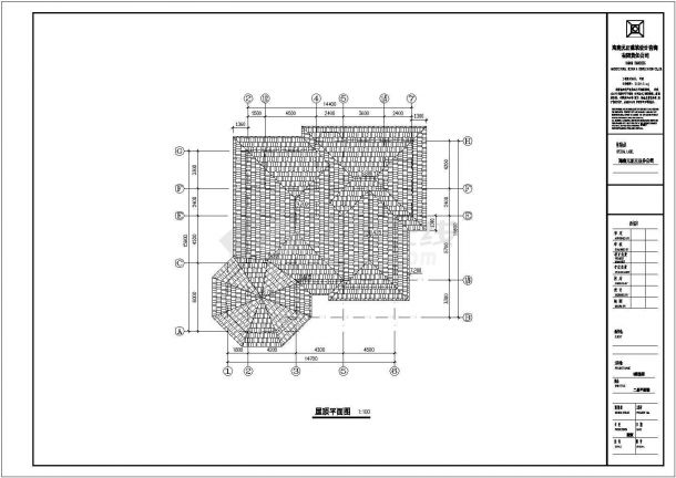 某地两层别墅建筑CAD设计施工图（效果图）一层建筑面积为:220平米 二层建筑面积为:196平米-图一