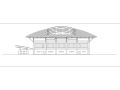 温州市某实验中学内部2层体育馆建筑设计CAD图纸