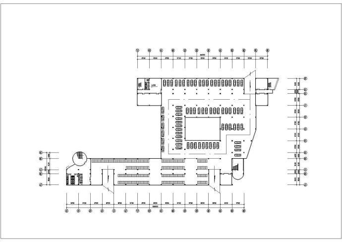 某大学教学楼建筑方案设计CAD图纸_图1