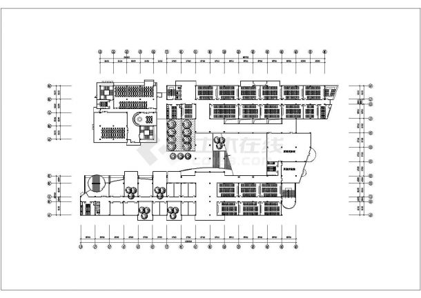 某大学教学楼建筑方案设计CAD图纸-图二