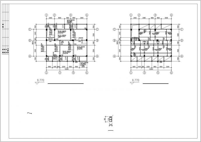 某地私宅建筑结构设计CAD施工图+效果图_图1