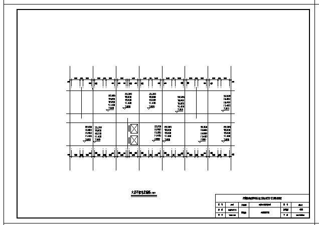土木工程毕业设计_办公楼设计_4600平方米某六层框架结构办公楼建施cad图(含计算书，毕业设计)_图1