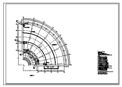 某三层钢筋混凝土框架结构综合楼建筑施工cad图(含工程预算书，水电预算书)_图1