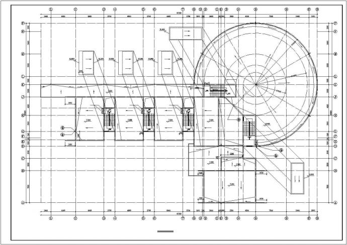 无锡市某社区2层私立幼儿园建筑设计CAD图纸_图1