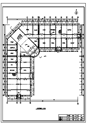 某地六层框架结构旅馆全套施工cad图(含计算书，毕业设计，工程量清单)-图二