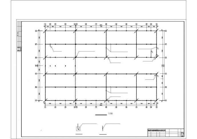 厂房设计_某厂房电施CAD图纸_图1