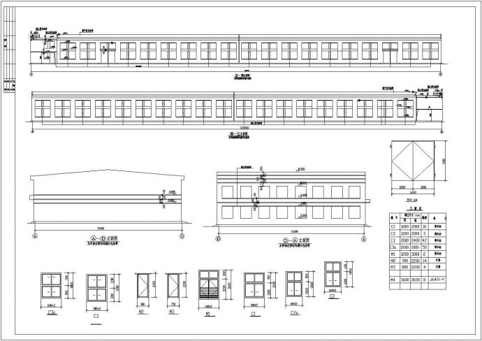 厂房设计_某地区工业钢架结构厂房建筑详细设计方案施工CAD图纸_图1
