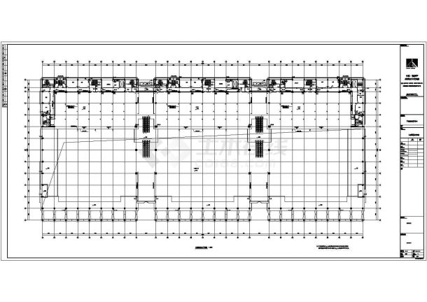 某地区大型会展中心给排水详细设计方案施工平面CAD图纸-图一