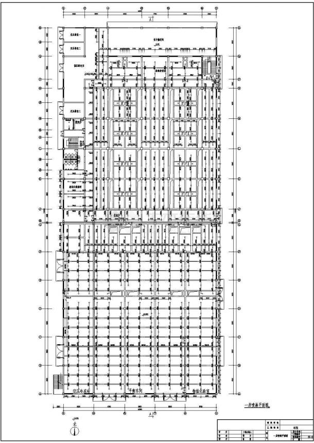 厂房设计_某地区厂房给排水和消防详细设计方案施工平面CAD图纸-图二