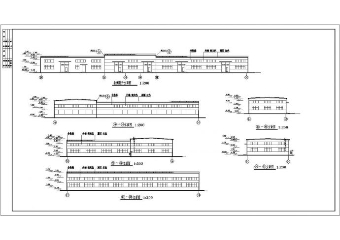 某地区生产车间建筑全套详细设计方案施工CAD图纸_图1