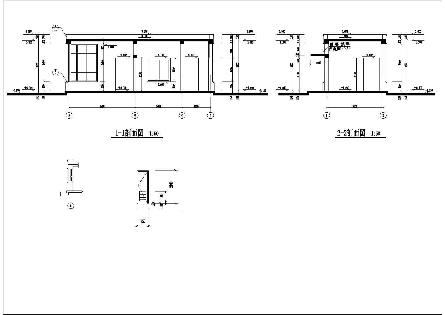 某地区水厂厂区大门建筑详细设计方案施工CAD图纸