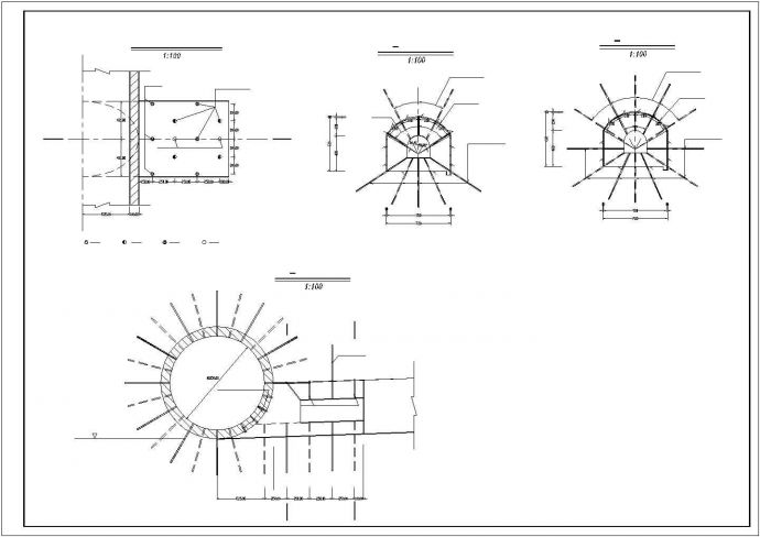 【精选】大型引水工程支洞封堵设计CAD图纸_图1
