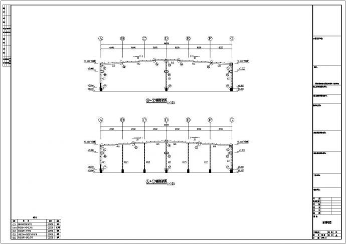 某钢厂分厂钢结构建筑设计全套施工图_图1
