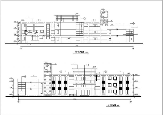 常州市某3层私立幼儿园全套建筑设计CAD图纸_图1