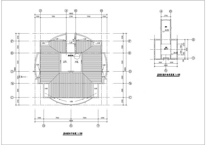 8000平米左右12层混合结构住宅楼全套平面设计CAD图纸_图1