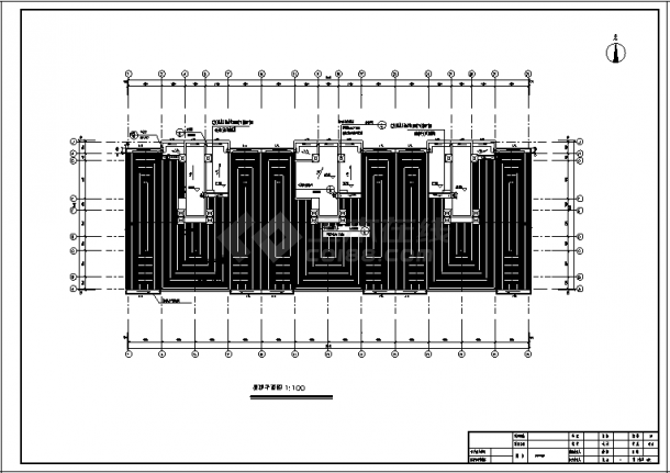住宅楼设计_某市地上13层地下1层框架剪力墙结构住宅楼全套施工cad图(含清单计价)-图一