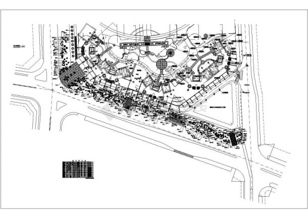 公园广场绿化CAD图纸-世纪村总图绿化修改2005-图一