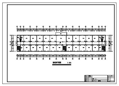 土木工程毕业设计_办公楼设计_7000平米某六层框架结构综合办公楼结施cad图（含计算书，毕业设计）-图二