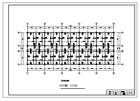 土木工程毕业设计_办公楼设计_4100平米七层框架结构办公楼建施cad图(含计算书，毕业设计)-图一