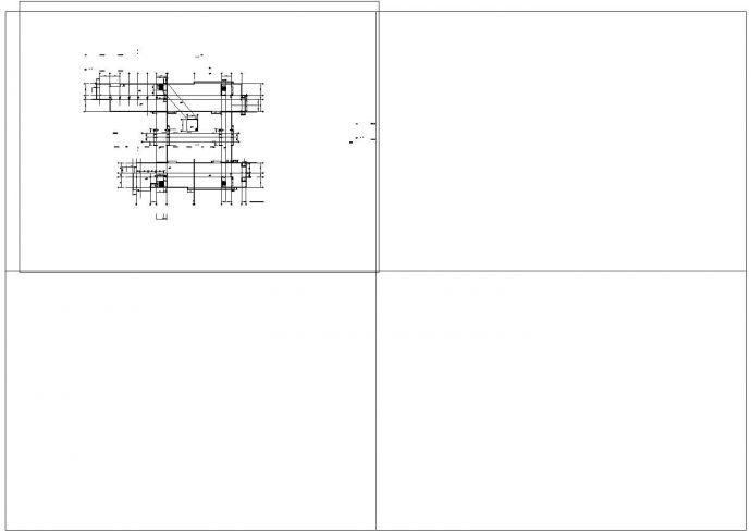 某高校教学楼建筑结构设计施工CAD图_图1