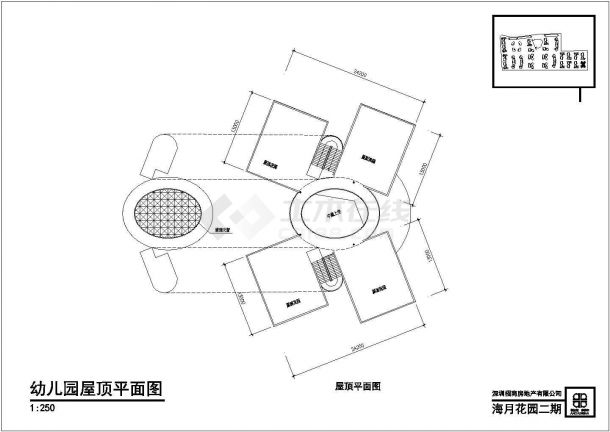 沈阳市某社区幼儿园3层教学楼全套建筑设计CAD图纸-图二