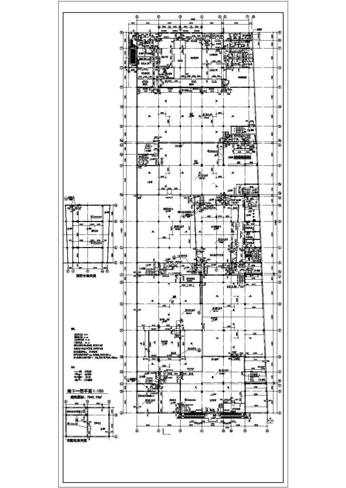 某中学多层教学楼设计cad全套建筑施工图（含风雨操场设计，含多功能厅设计）_图1