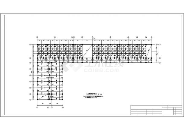 5层4200平米中学教学楼（计算书、施组、建筑、结构图）-图二