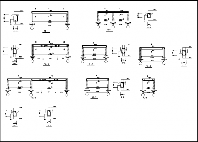 6层砖混住宅楼结构设计施工cad图纸（含设计说明）_图1
