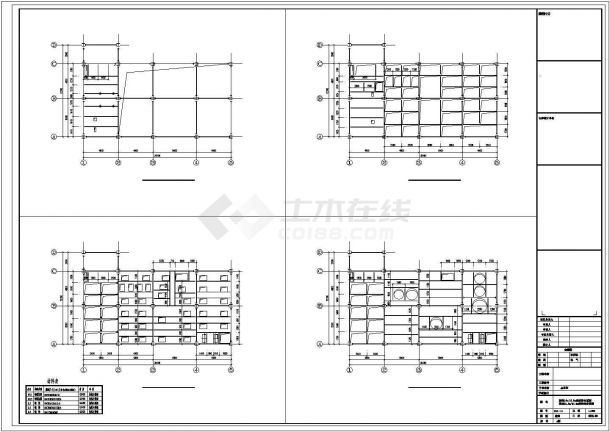 厂房设计_沈阳某工厂10层钢框架结构厂房建筑设计CAD图纸-图二