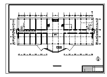宾馆设计_某5层钢框架结构宾馆建筑施工cad图(含计算书，毕业设计，结构图)-图二