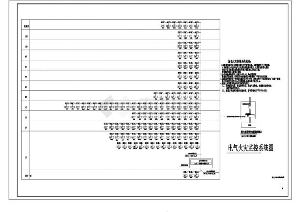 杭州某二甲人民医院电气系统全套设计CAD图纸-图一