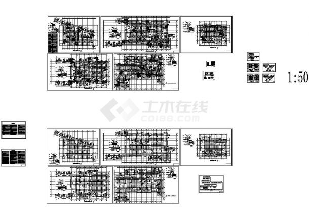办公楼设计_[施工图][黑龙江]办公楼地库采暖通风系统设计施工图纸-图一