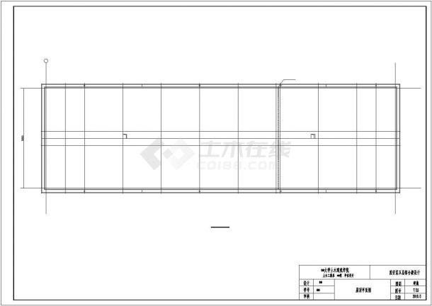 太仓市某6900平米5层综合楼带商场建筑设计CAD图纸（含结构图）-图一